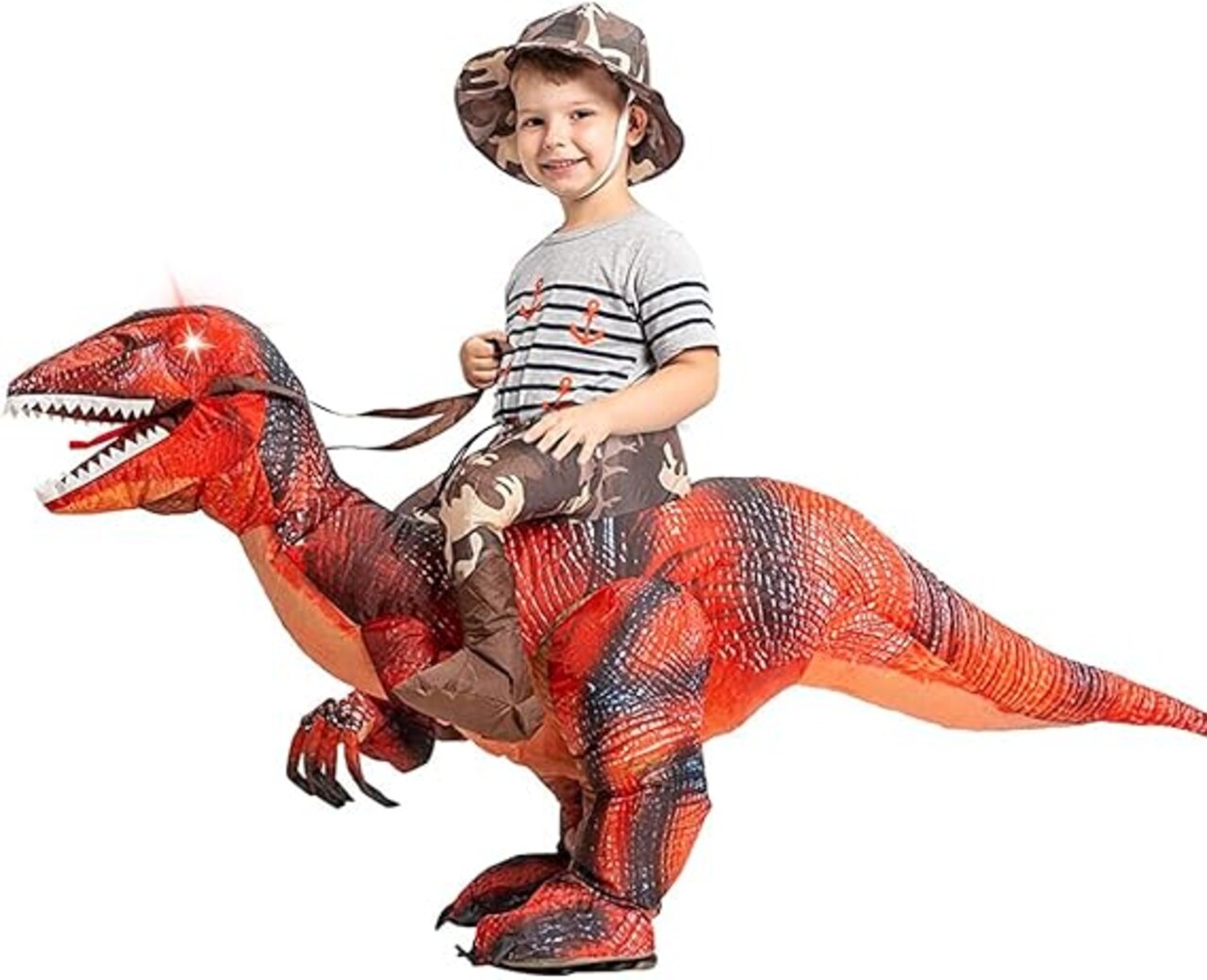 GOOSH Inflatable Dinosaur Halloween Costumes Kids and Adults for Halloween Party Cosplay
